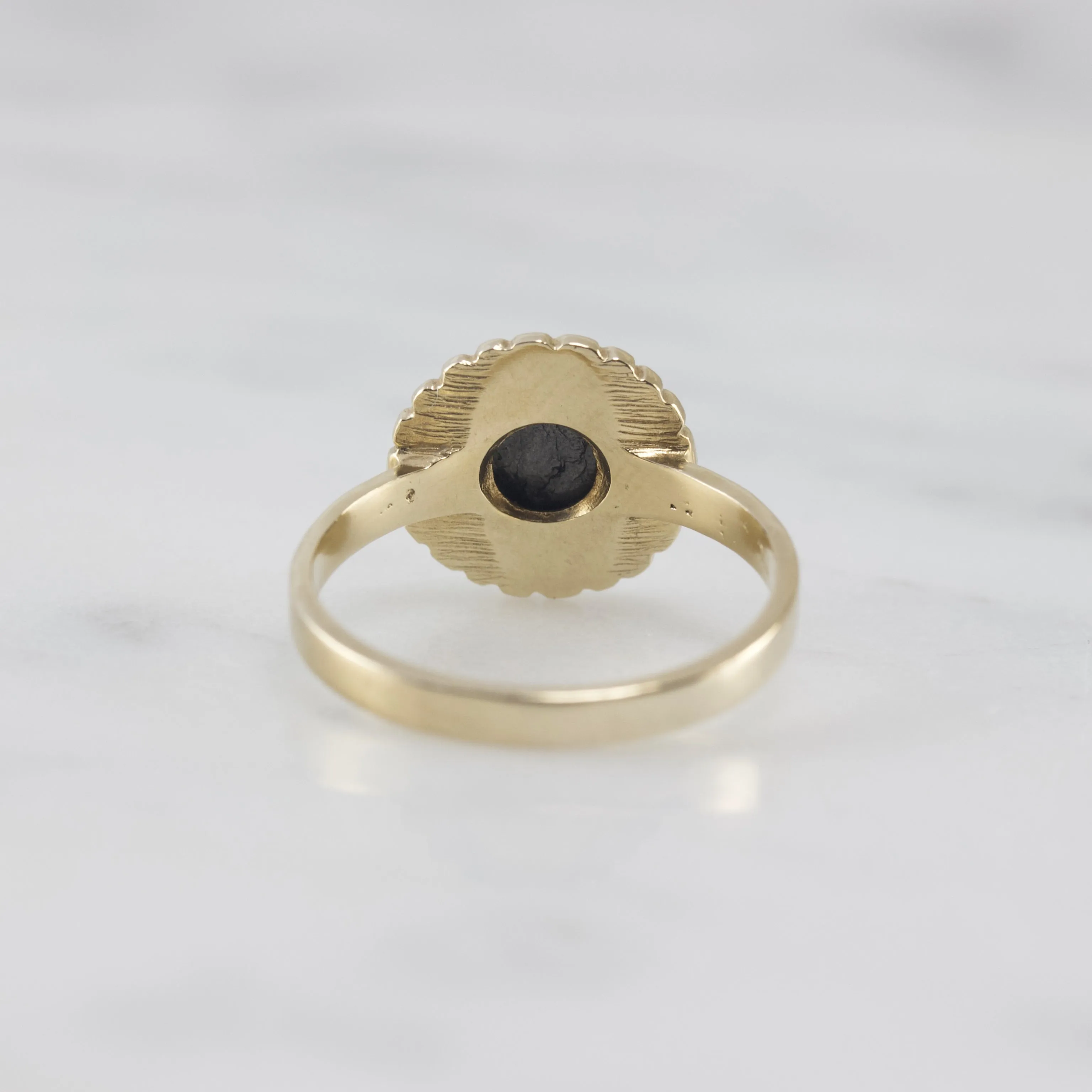 Radiant Black Diamond Ring