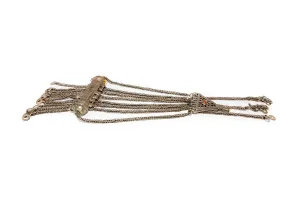 Red Stone Dangle Broach  - Afghani Jewelry
