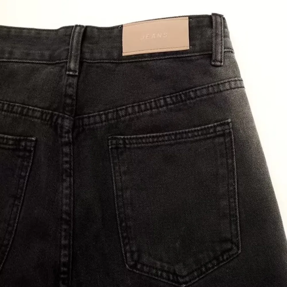 Retro High Street Gradient Zip Slit Jeans
