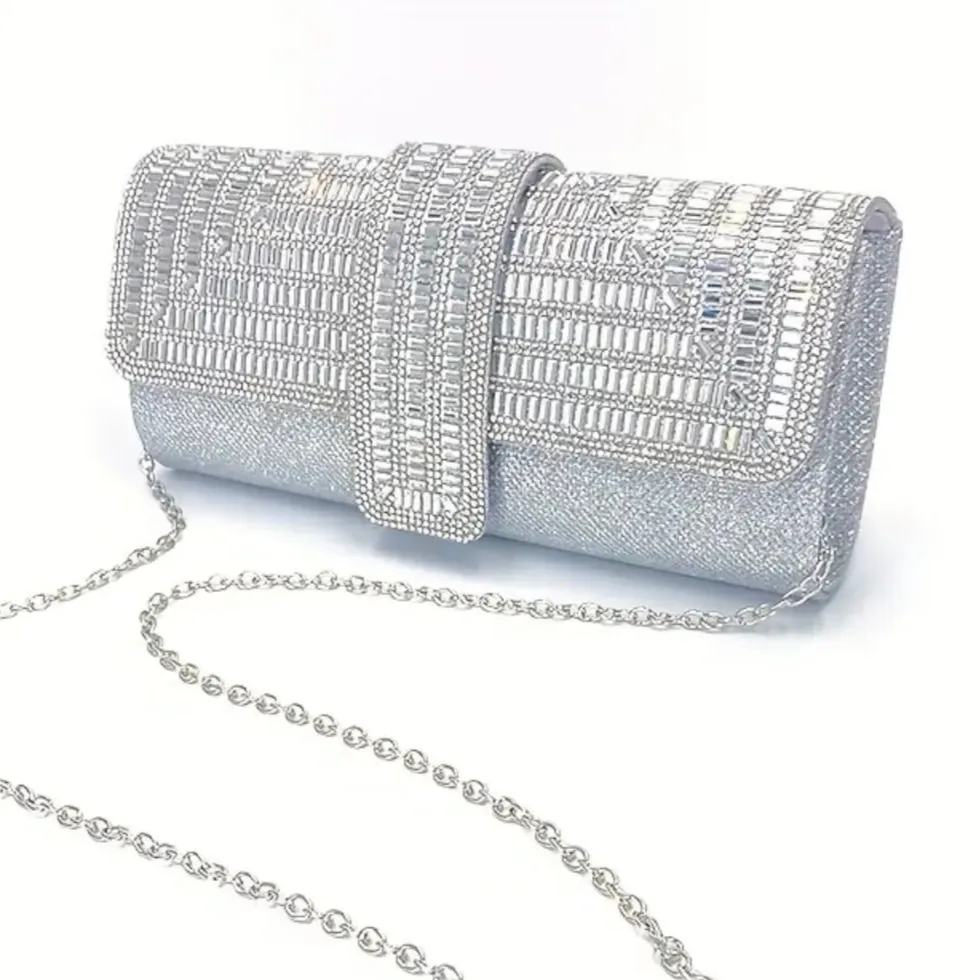 Rhinestone Clutch Evening Bag