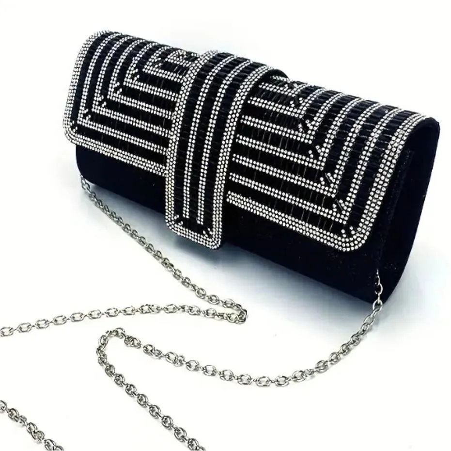 Rhinestone Clutch Evening Bag