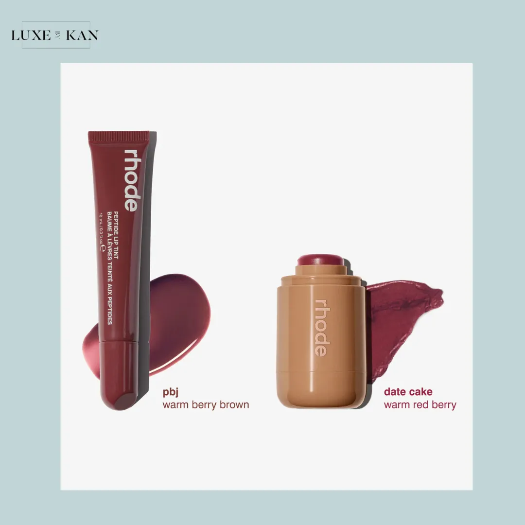 RHODE FALL DUOS 
POCKET BLUSH   PEPTIDE LIP TINT