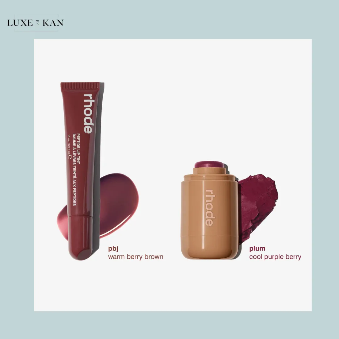 RHODE FALL DUOS 
POCKET BLUSH   PEPTIDE LIP TINT