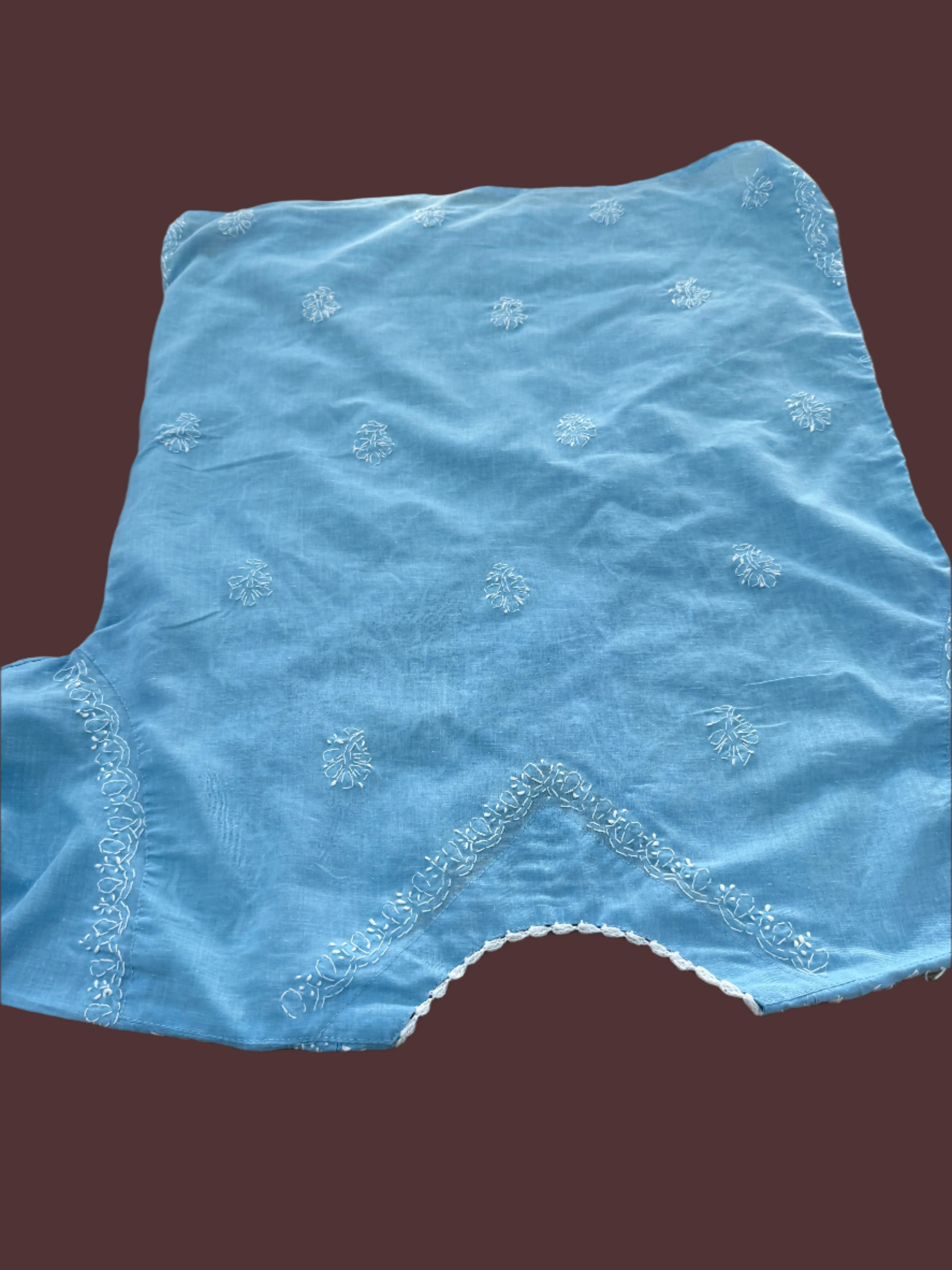 Richa Baby Blue Chikankari Kurta