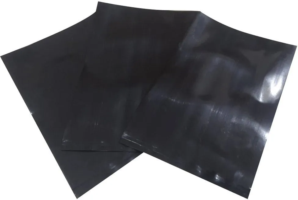 RiteSource - 11" x 6" x 20" Low Density Black Produce Bag, 12lbs/Case, 90cs/Skid - TLD4B