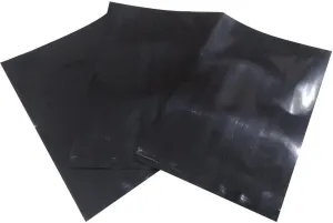 RiteSource - 11" x 6" x 20" Low Density Black Produce Bag, 12lbs/Case, 90cs/Skid - TLD4B