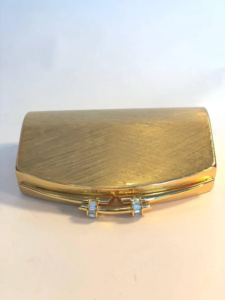 Rodo Gold Metal Evening Clutch
