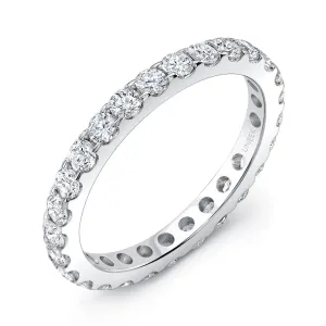 Round Diamond Eternity Band 1.04 Carats in 14K White Gold