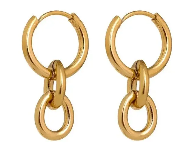 Round Earrings Minimalist