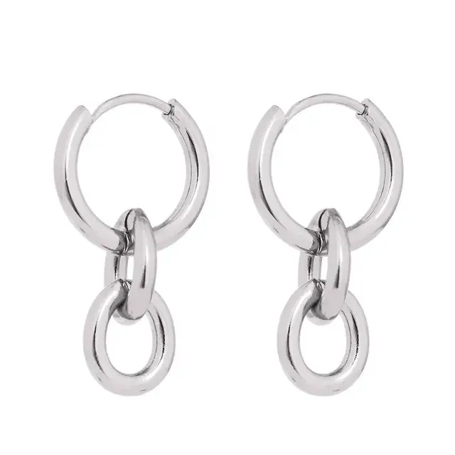 Round Earrings Minimalist