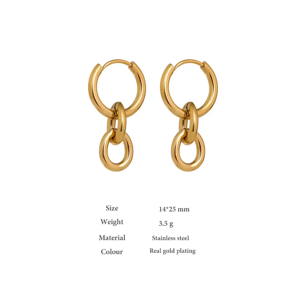 Round Earrings Minimalist