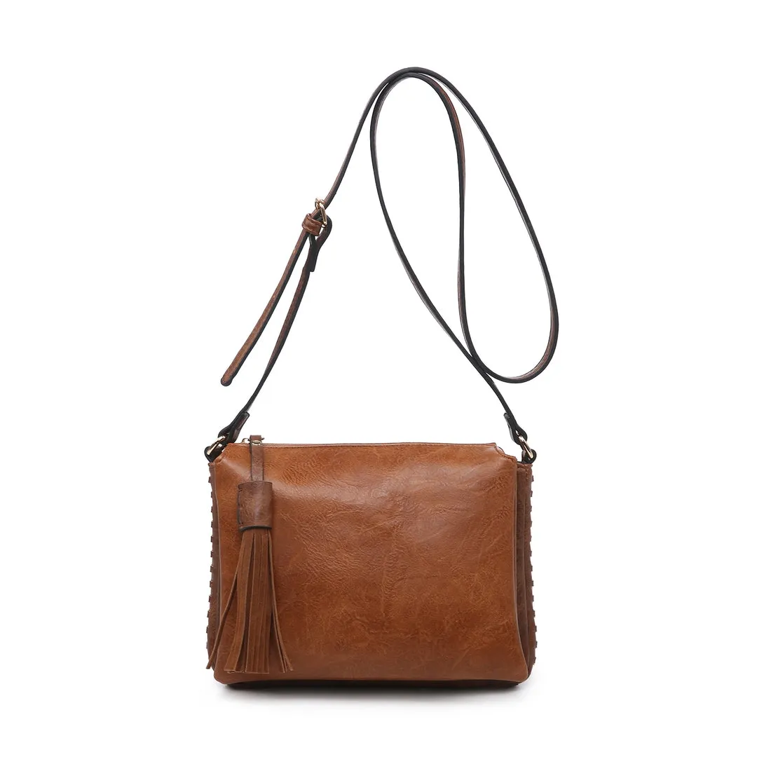 Sabrina Two Tone Crossbody Brown