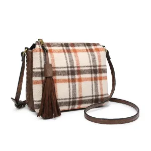 Sabrina Two Tone Crossbody Plaid