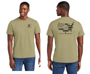 Salty American Salty Britches® T-Shirt -Desert Sand