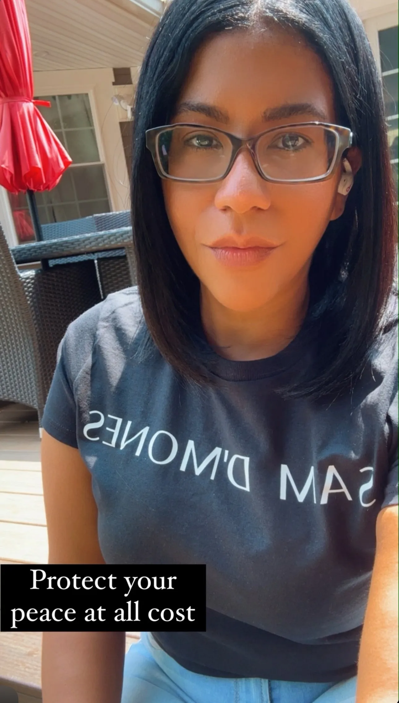 SAM D’MONES Black T-Shirt By SAM D’MONES