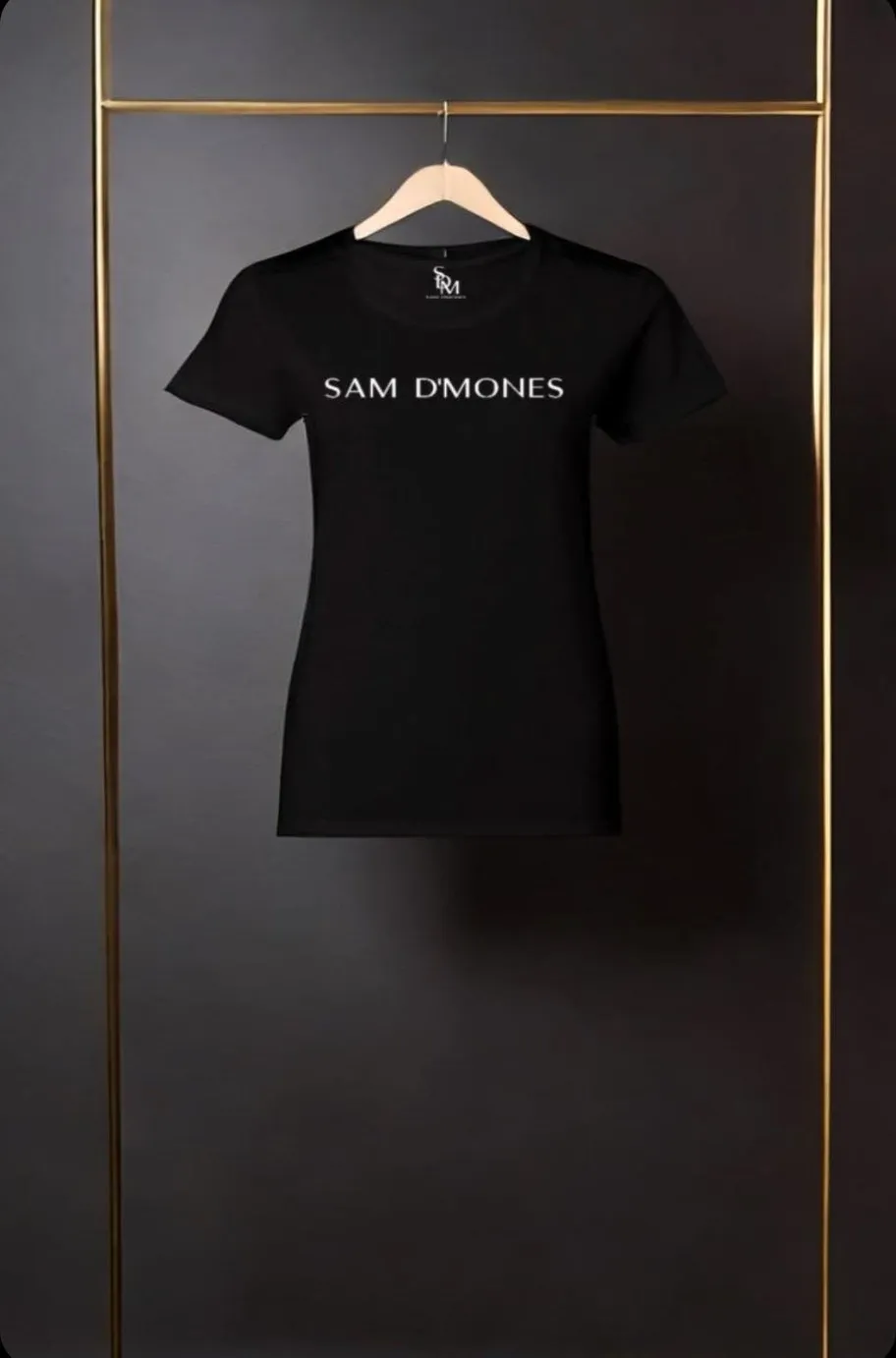 SAM D’MONES Black T-Shirt By SAM D’MONES