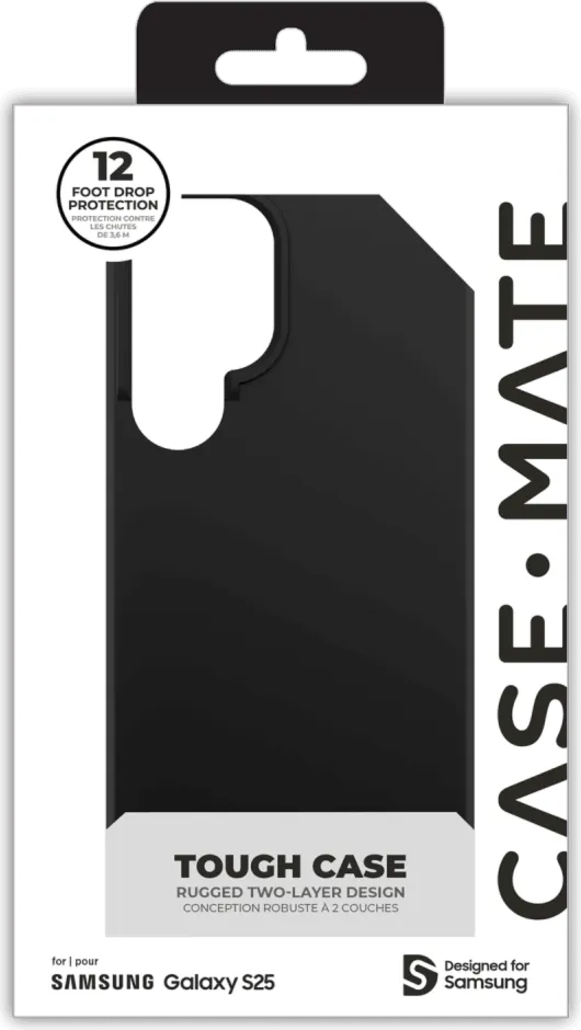 Samsung Galaxy S25 Case-Mate Tough Case - Black