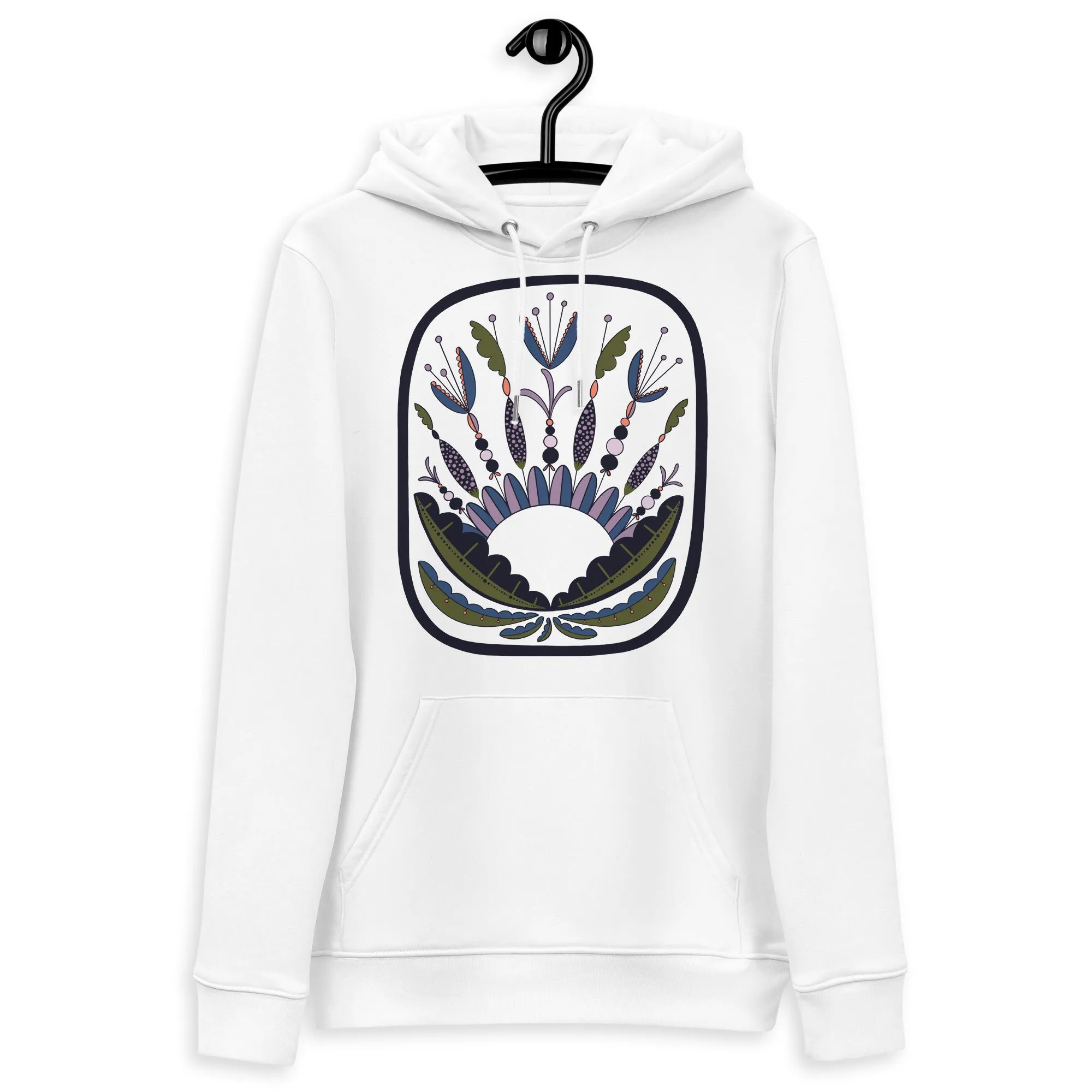 Scandinavian Folkart - Unisex Eco Hoodie
