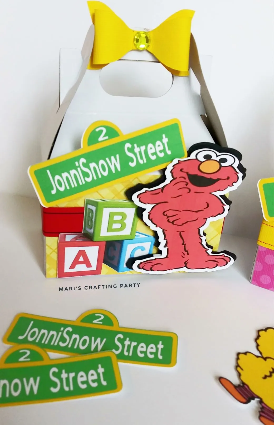 Sesame Street Themed Party Boxes / 10 pcs.
