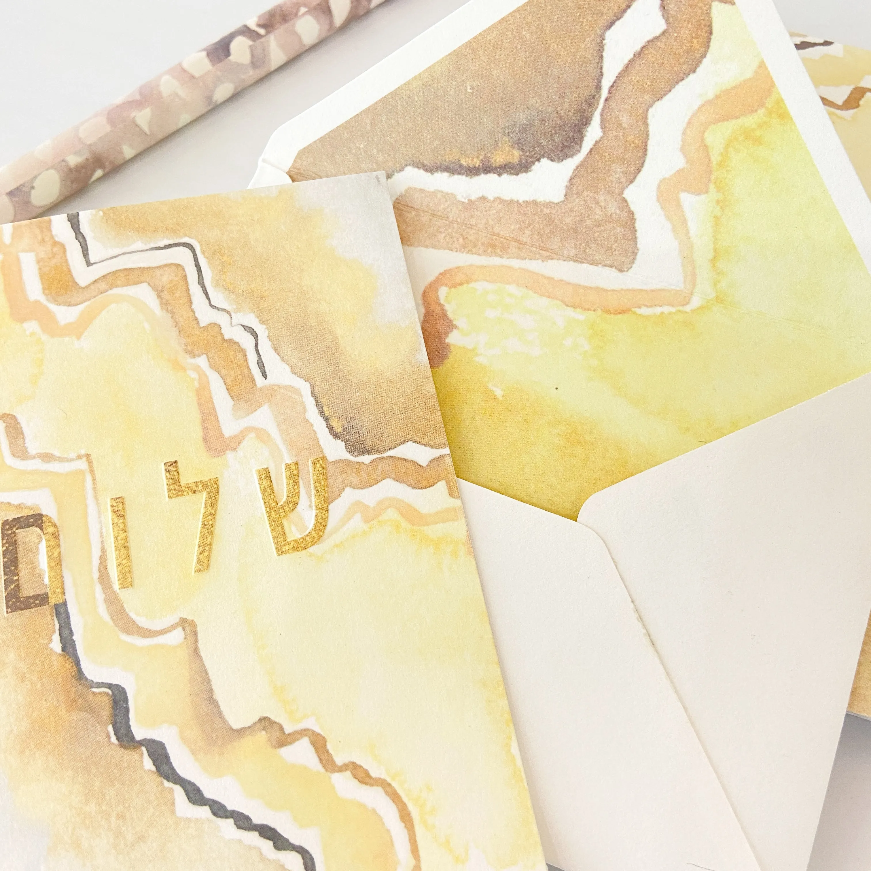 Shalom Monochromatic | Greeting Cards