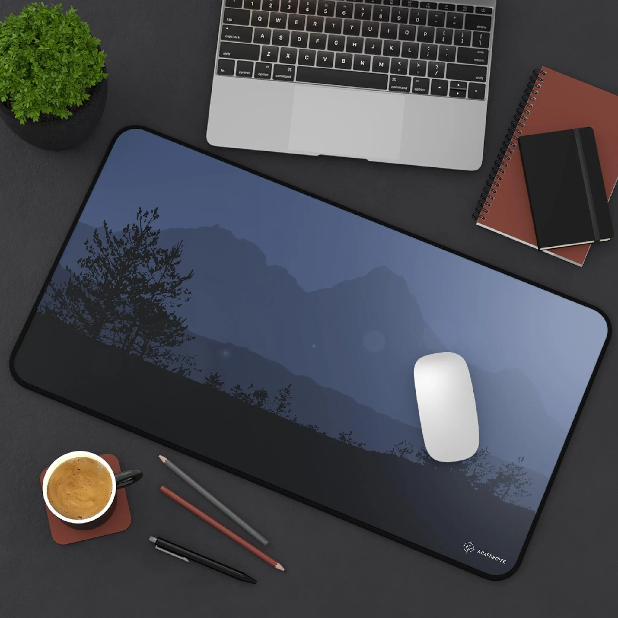 Silhouette Night Mousepad – Minimalist and Sleek