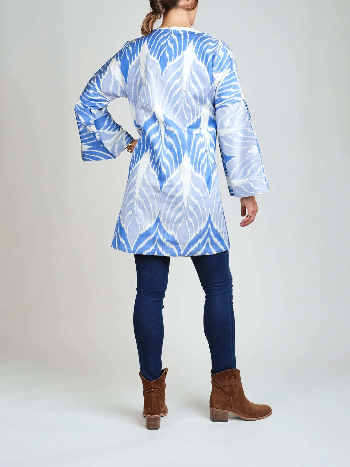 Silk Ikat Chapan Coat