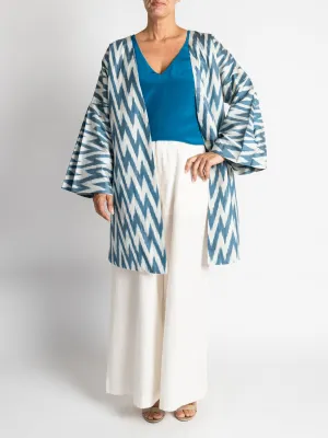 Silk Ikat Chapan Coat