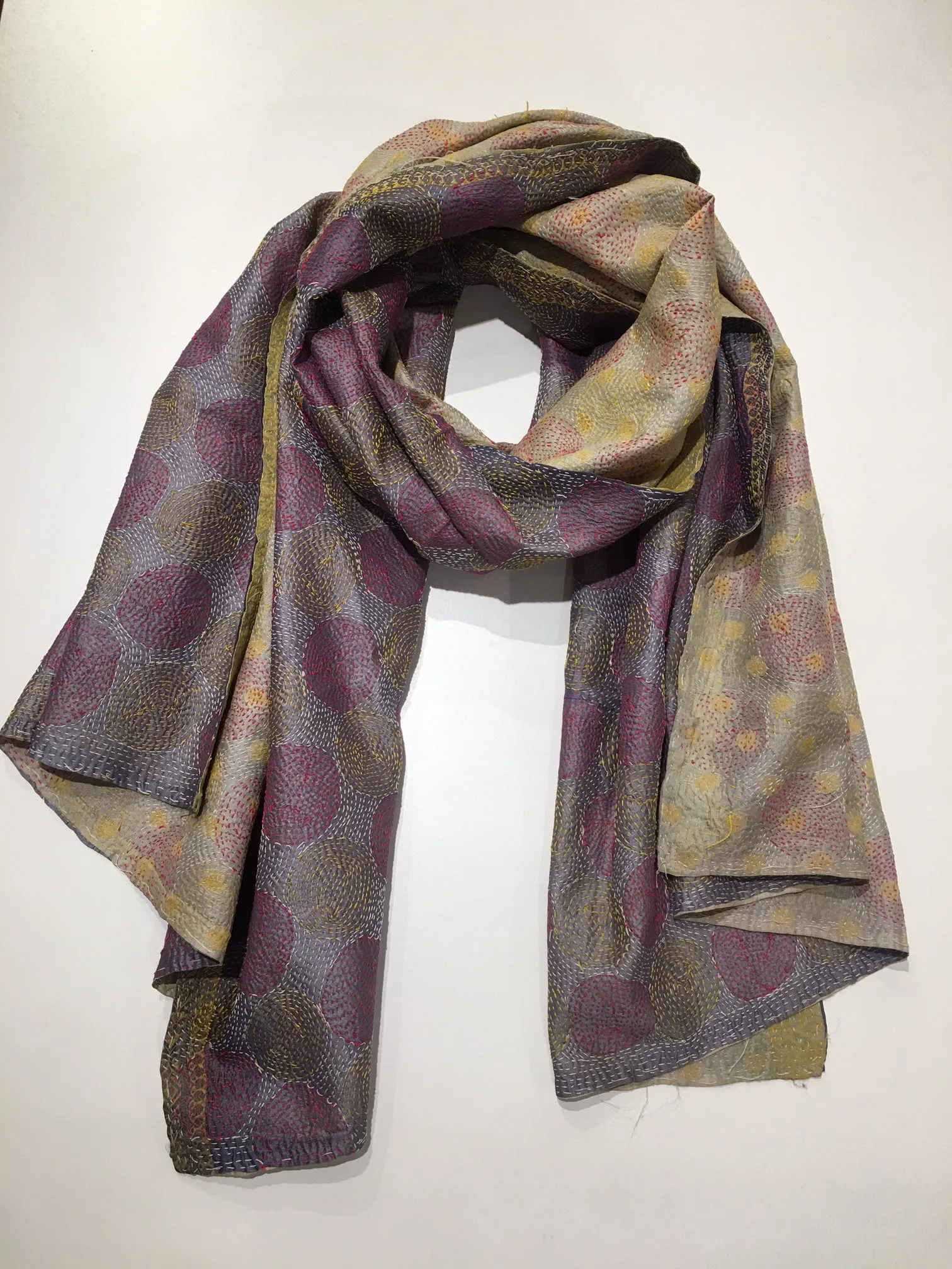 SILK KANTHA SCARF