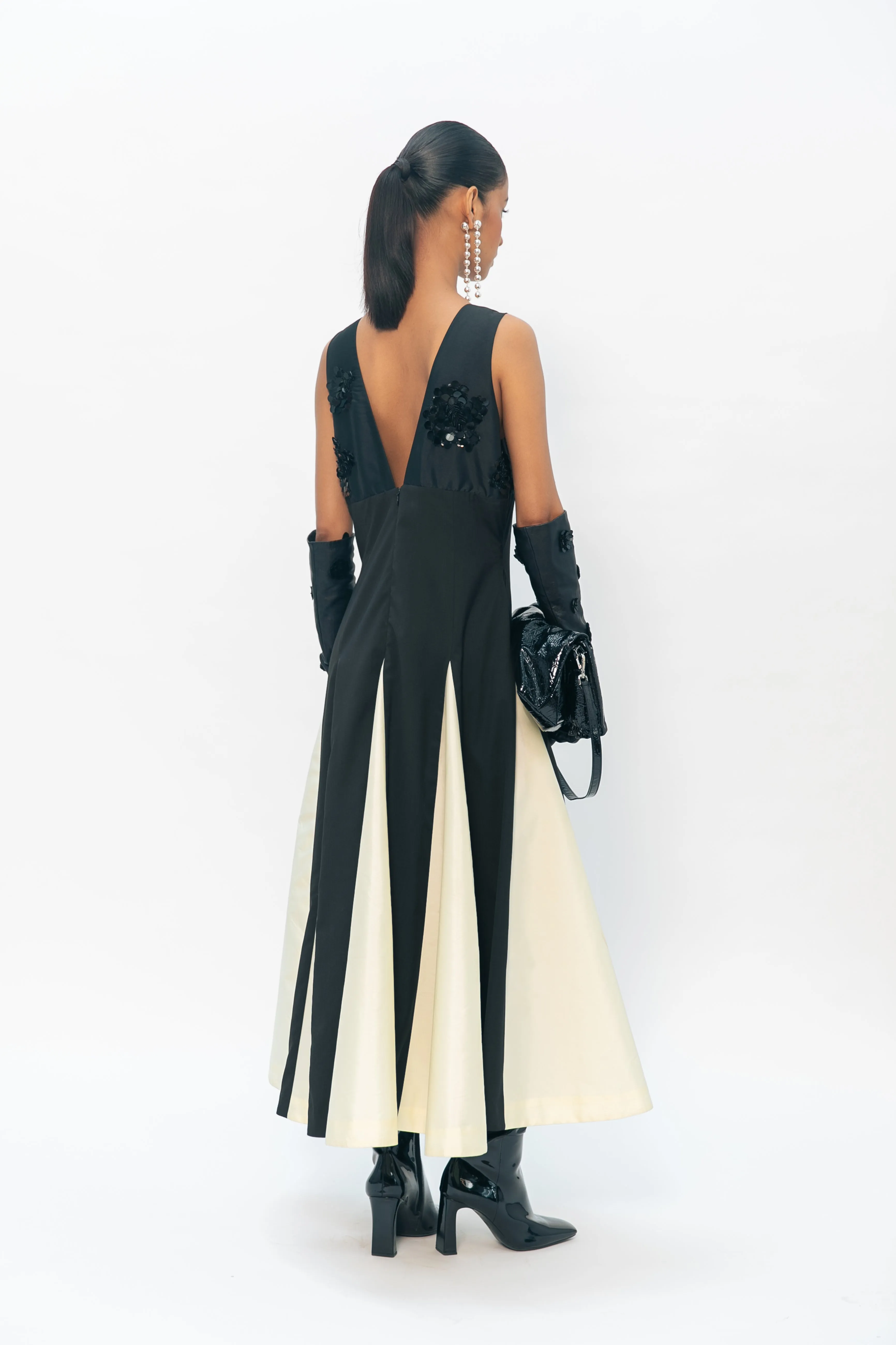 Silver Night Sequin Dress