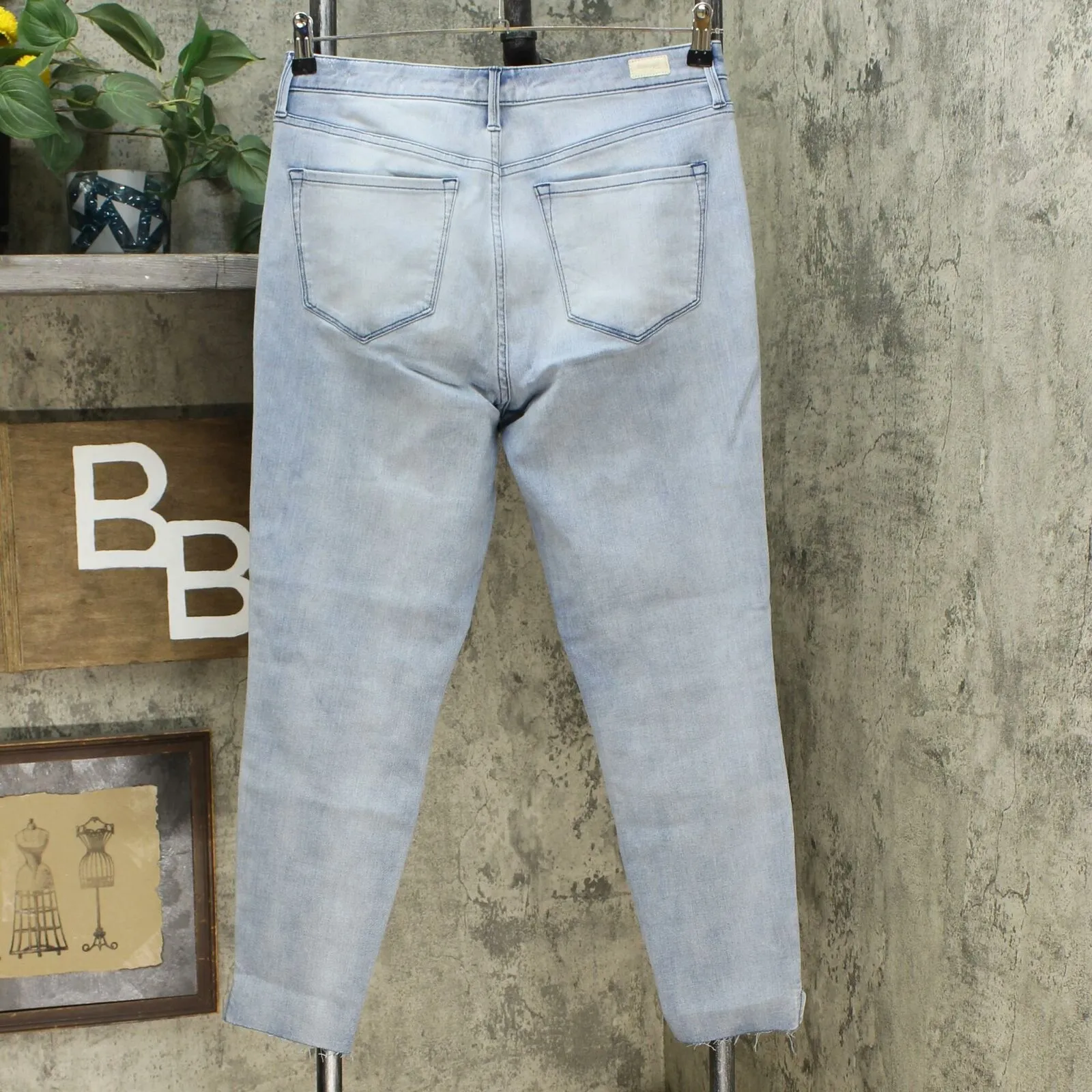 Skinnygirl Women's High Rise Skinny Ankle Jeans Genesee 32
