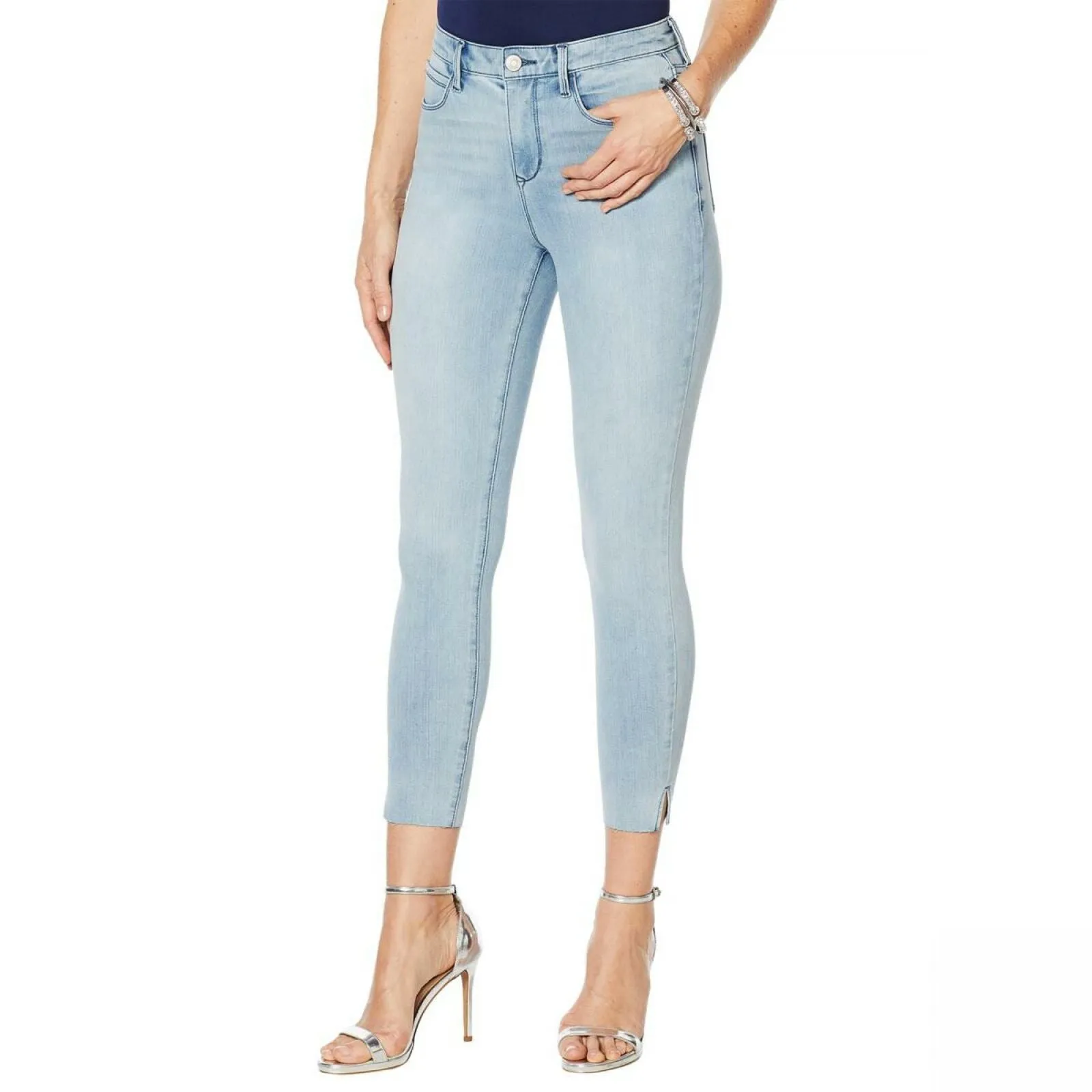 Skinnygirl Women's High Rise Skinny Ankle Jeans Genesee 32