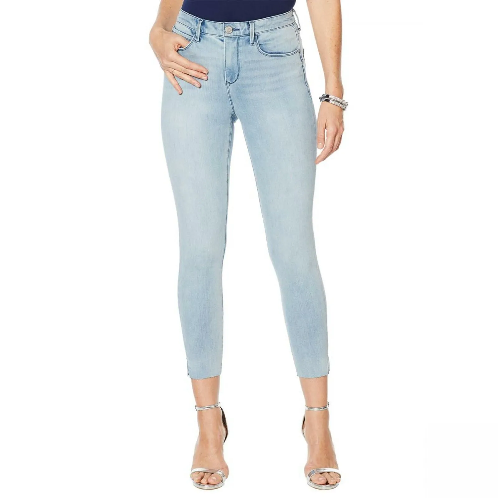 Skinnygirl Women's High Rise Skinny Ankle Jeans