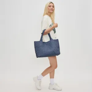 Sky's The Limit - Large Tote - Dark Denim
