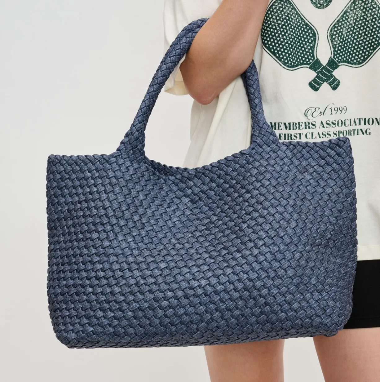 Sky's The Limit - Large Tote - Dark Denim