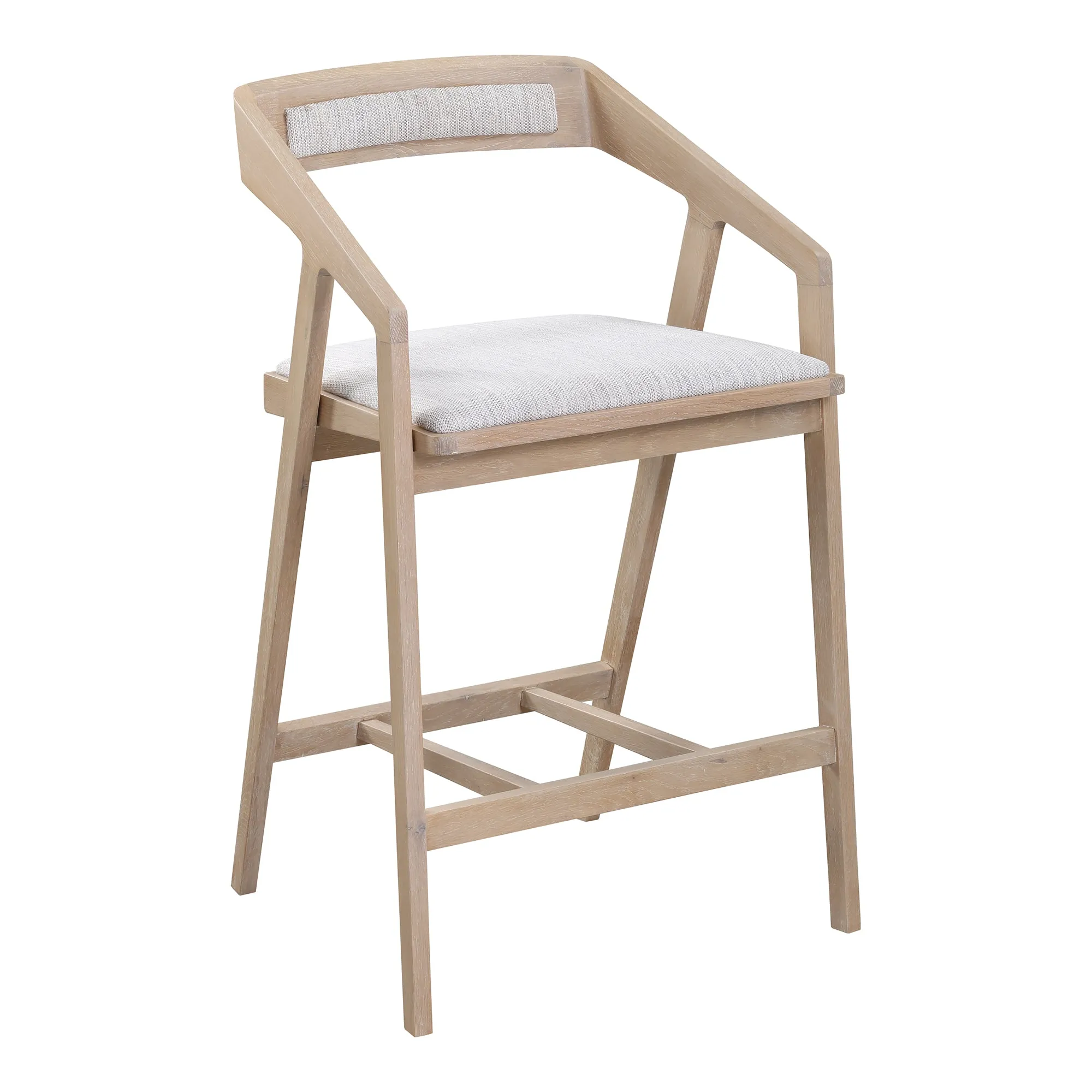 Sleek Mid-Century Counter Stool - Modern Comfort in a Minimalist Design