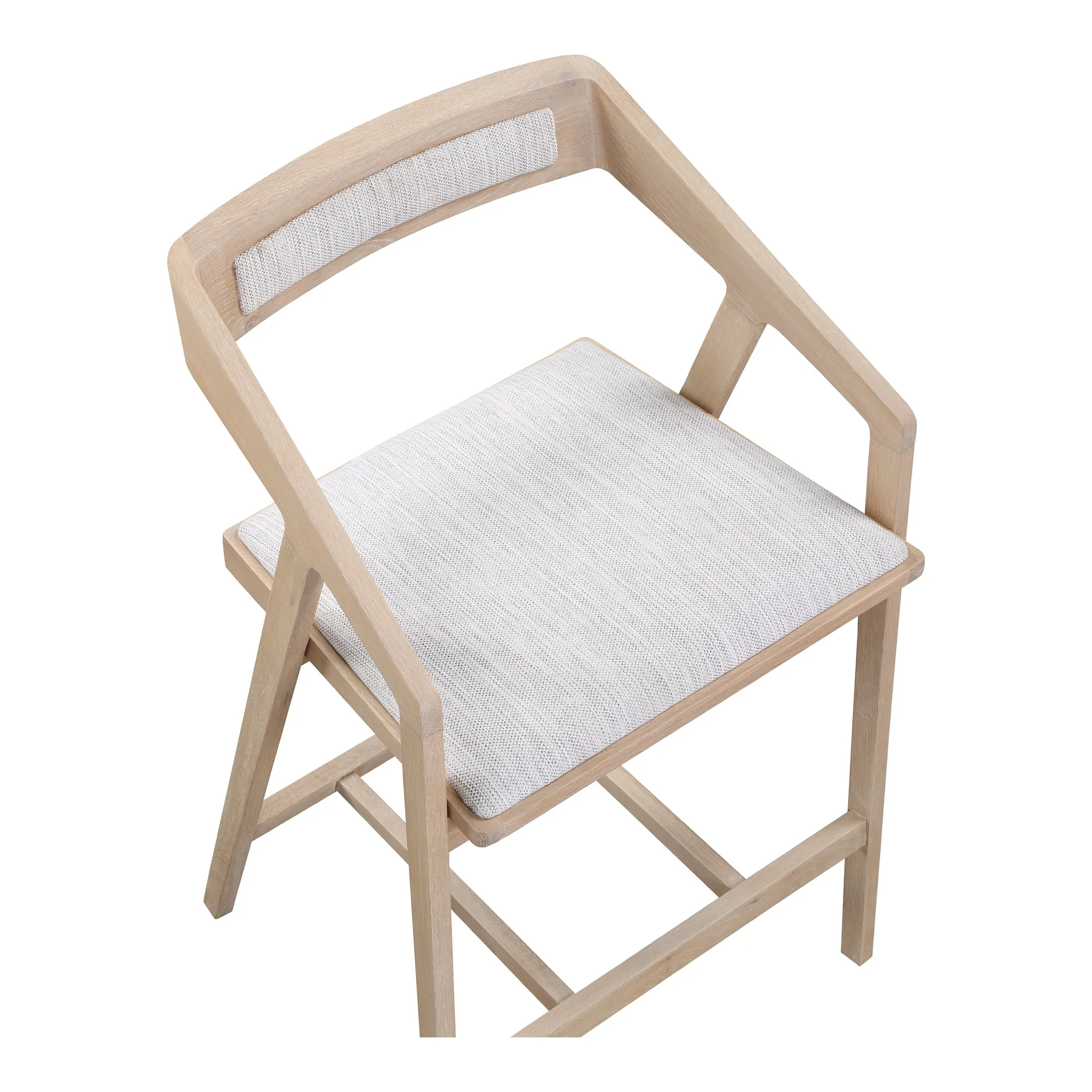 Sleek Mid-Century Counter Stool - Modern Comfort in a Minimalist Design