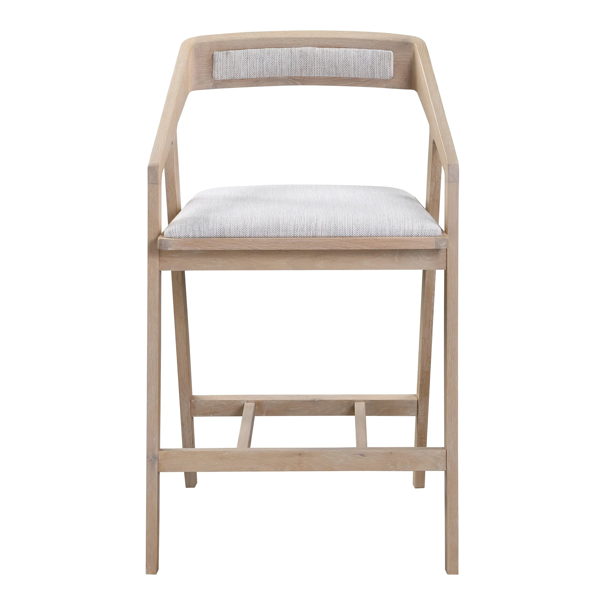 Sleek Mid-Century Counter Stool - Modern Comfort in a Minimalist Design