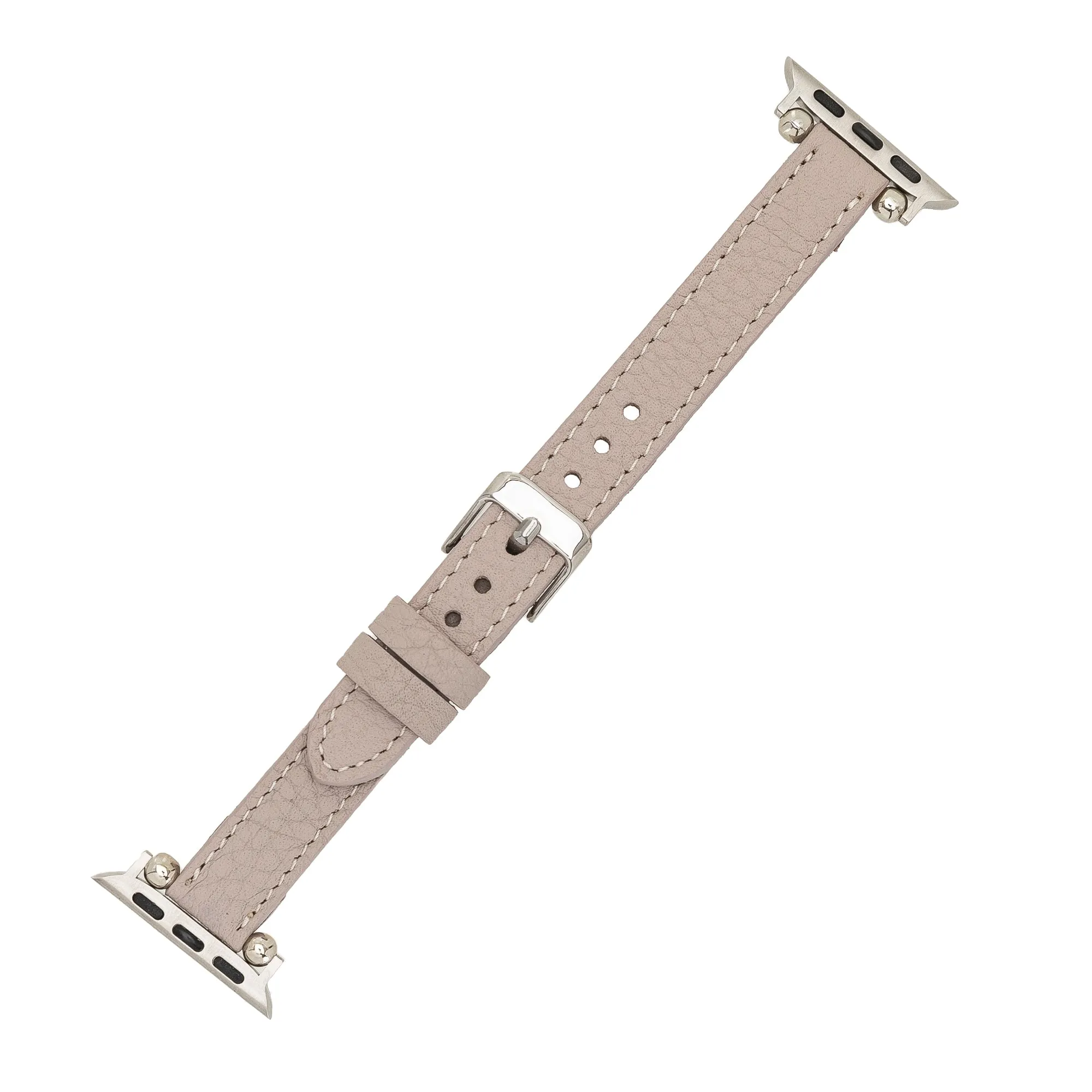 Slim Leather Fitbit Versa Watch Band with Trok