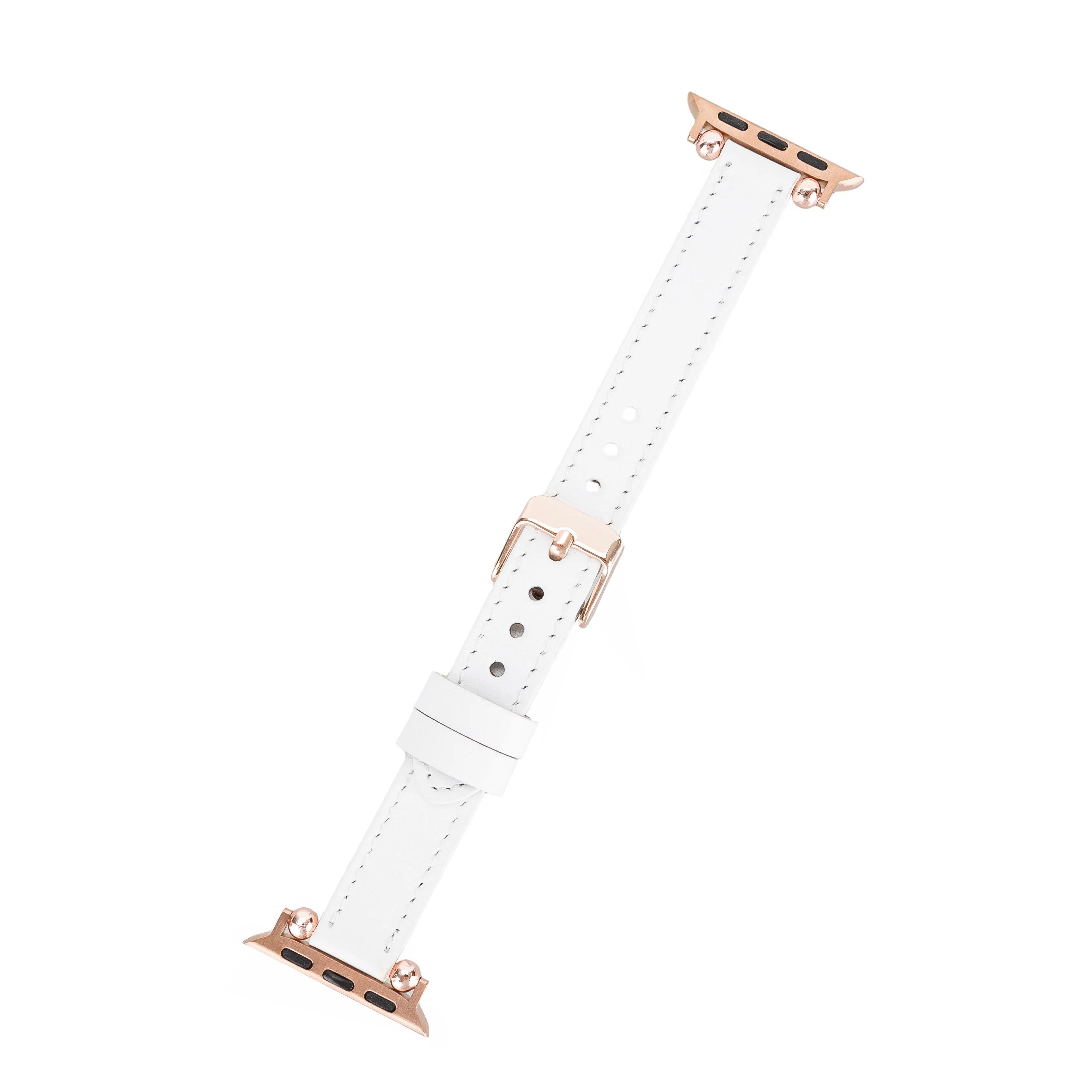 Slim Leather Fitbit Versa Watch Band with Trok