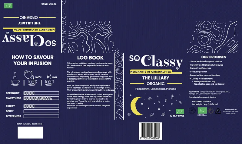 So Classy The Lullaby Organic Teabags 10's