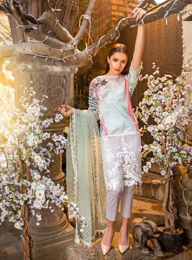Sobia Nazir Cotton-Lawn Summer 2019 Suit