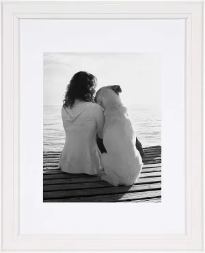 Soft White Solid Wood 11X14 Frame