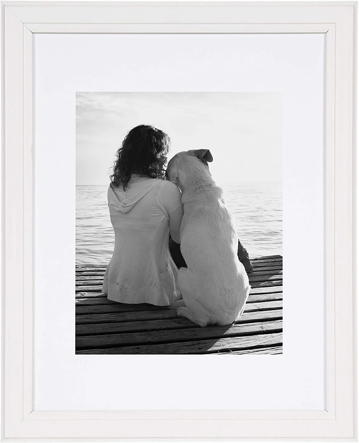 Soft White Solid Wood 11X14 Frame