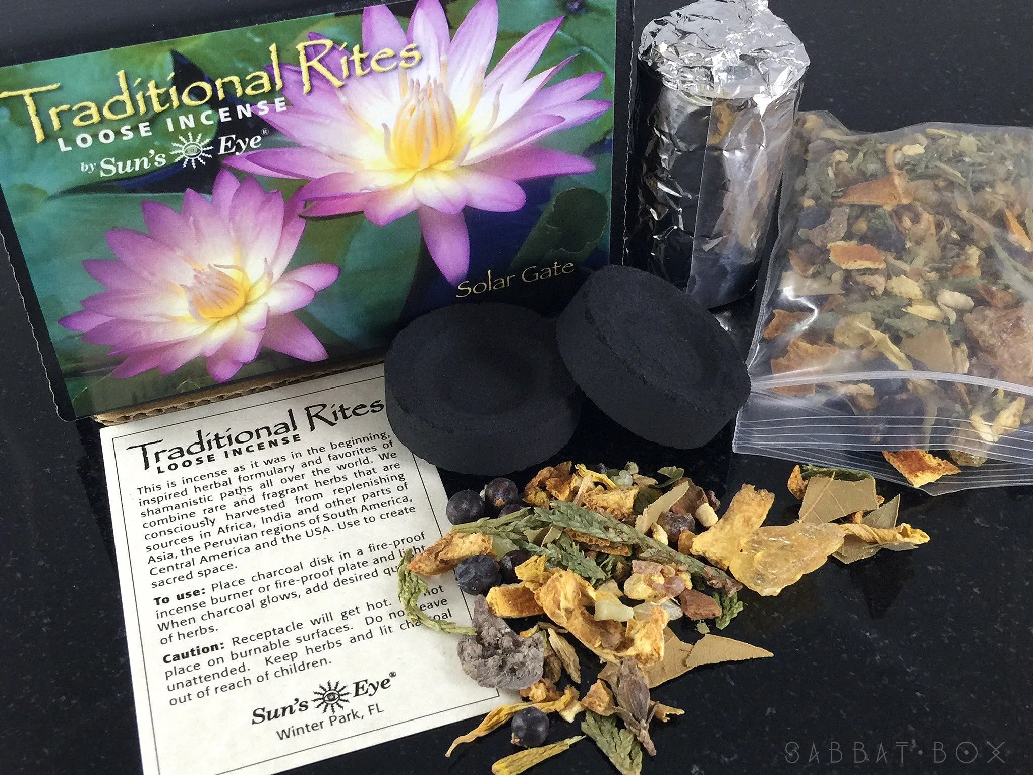 Solar Gate Traditional Rites Loose Incense Kit