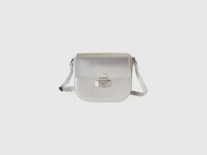 Solid Silver Shoulder Bag