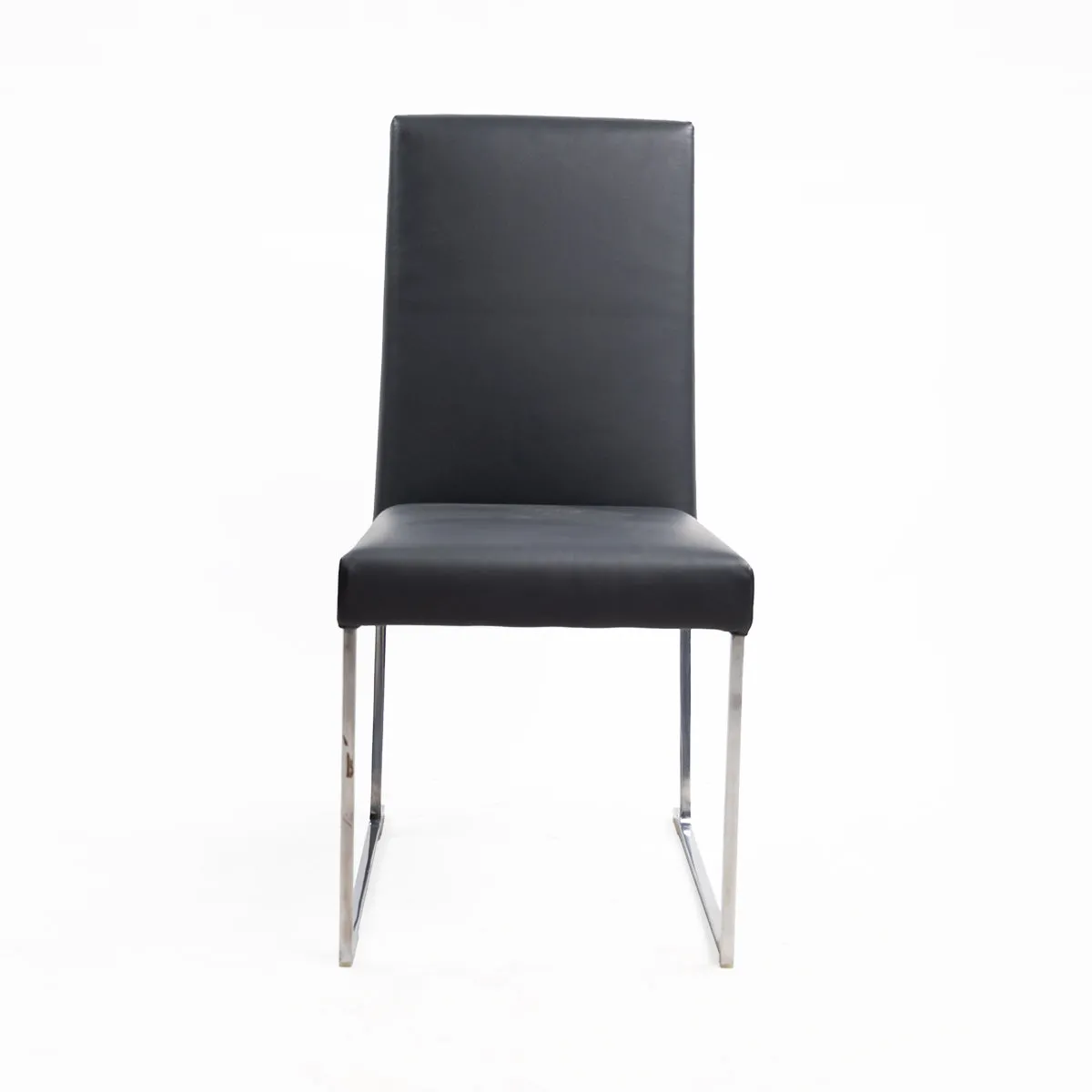 Solo Chair Charcoal Grey Leather