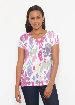 Spring Pastel (8155) ~ Short Sleeve Scoop Shirt