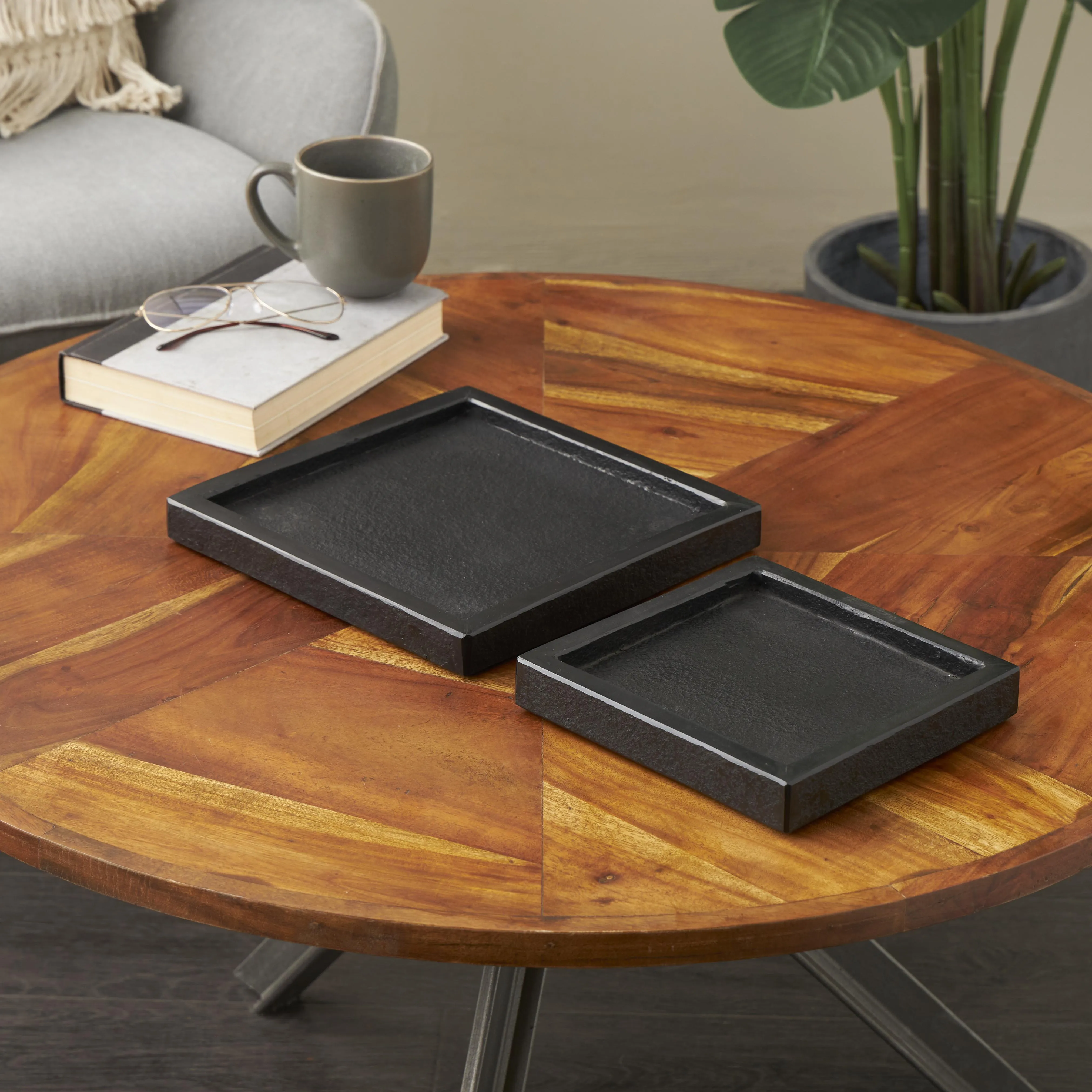 SQUARE MARBLE TRAYS