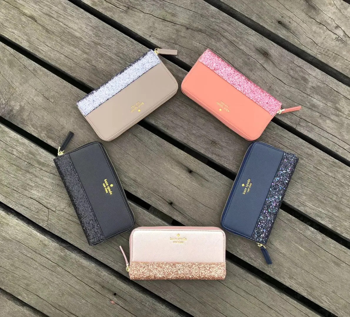 Star Wallet Ladies Wallet Long Hand Bag Zipper Wallet Women's Coin Purse