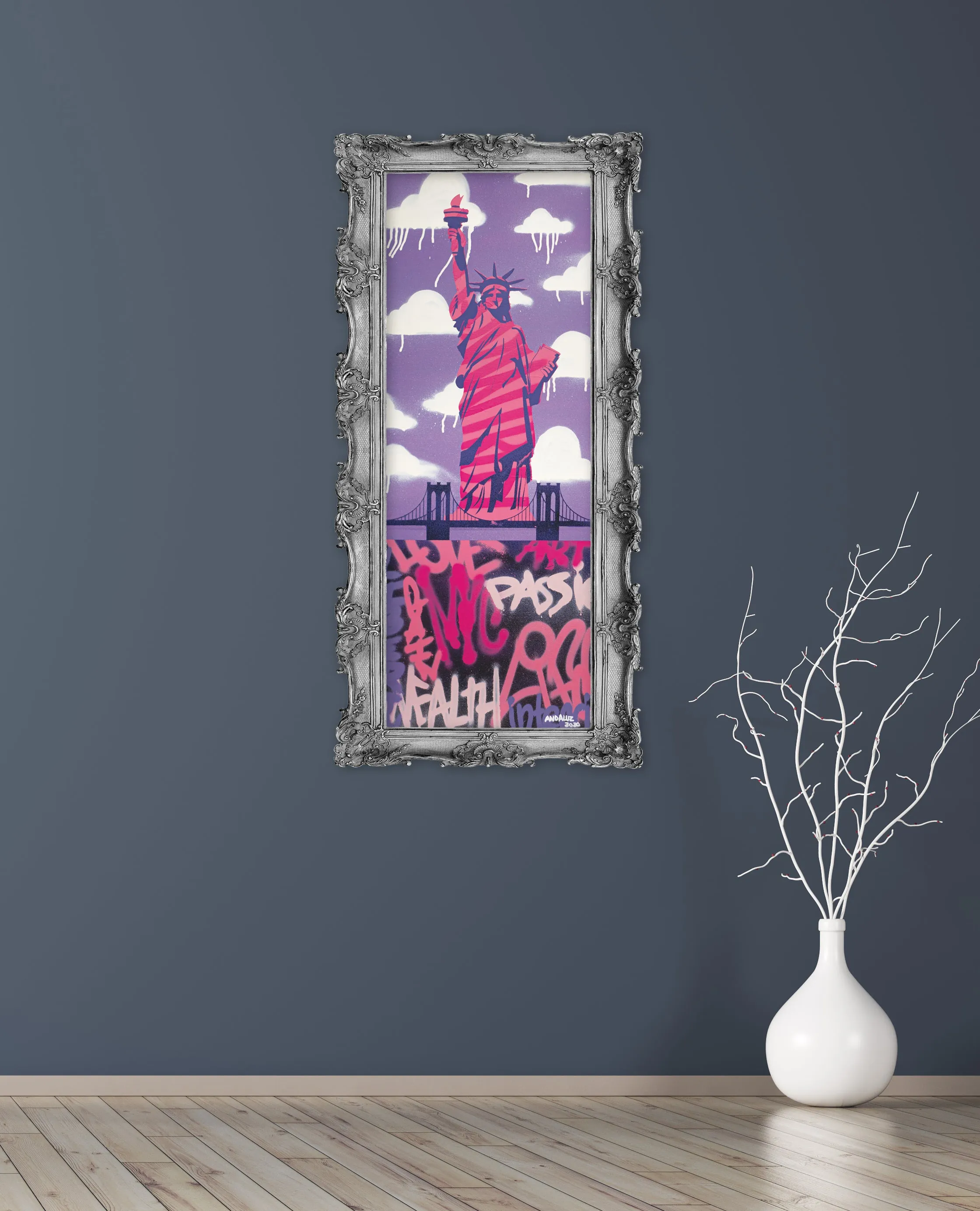 Statue of Liberty Graffiti print